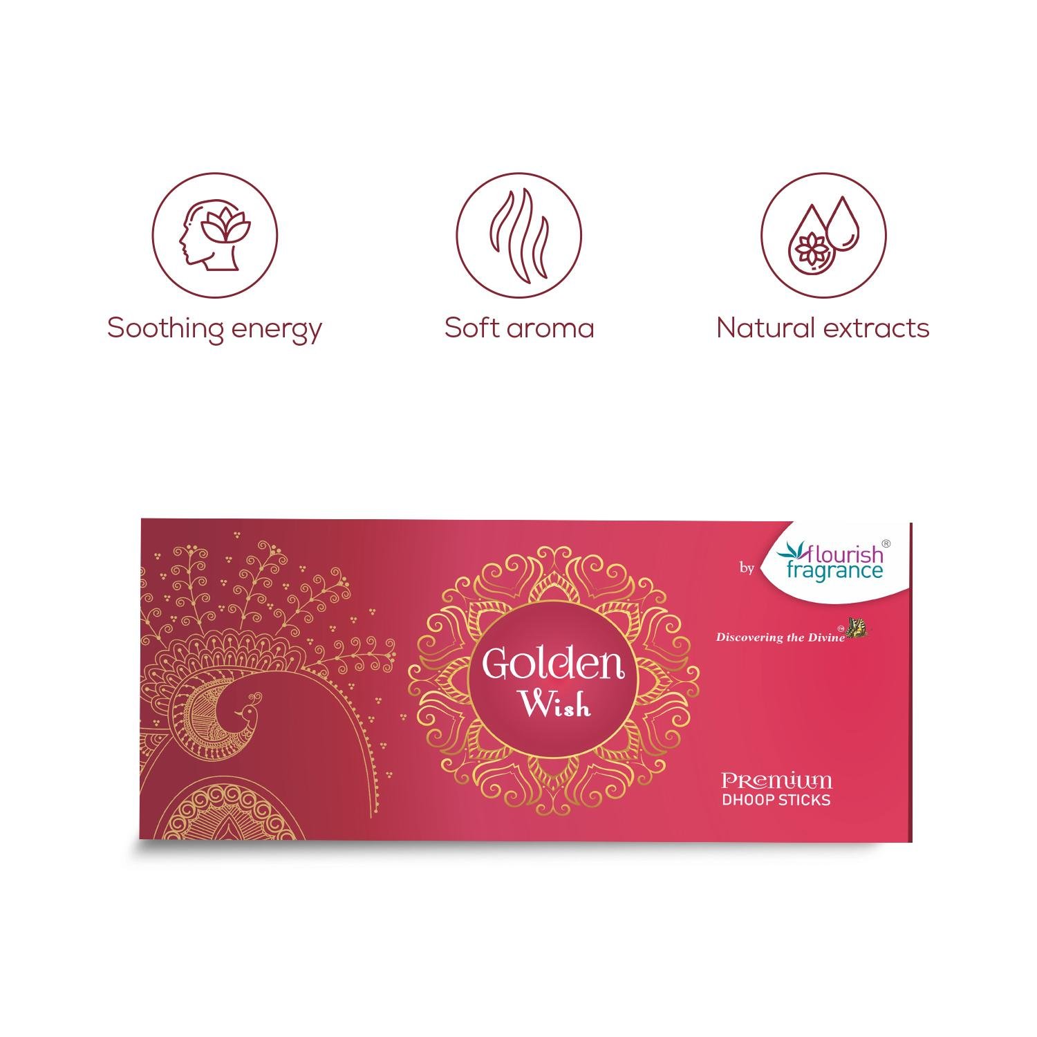 GOLDEN WISH PREMIUM DHOOP STICKS