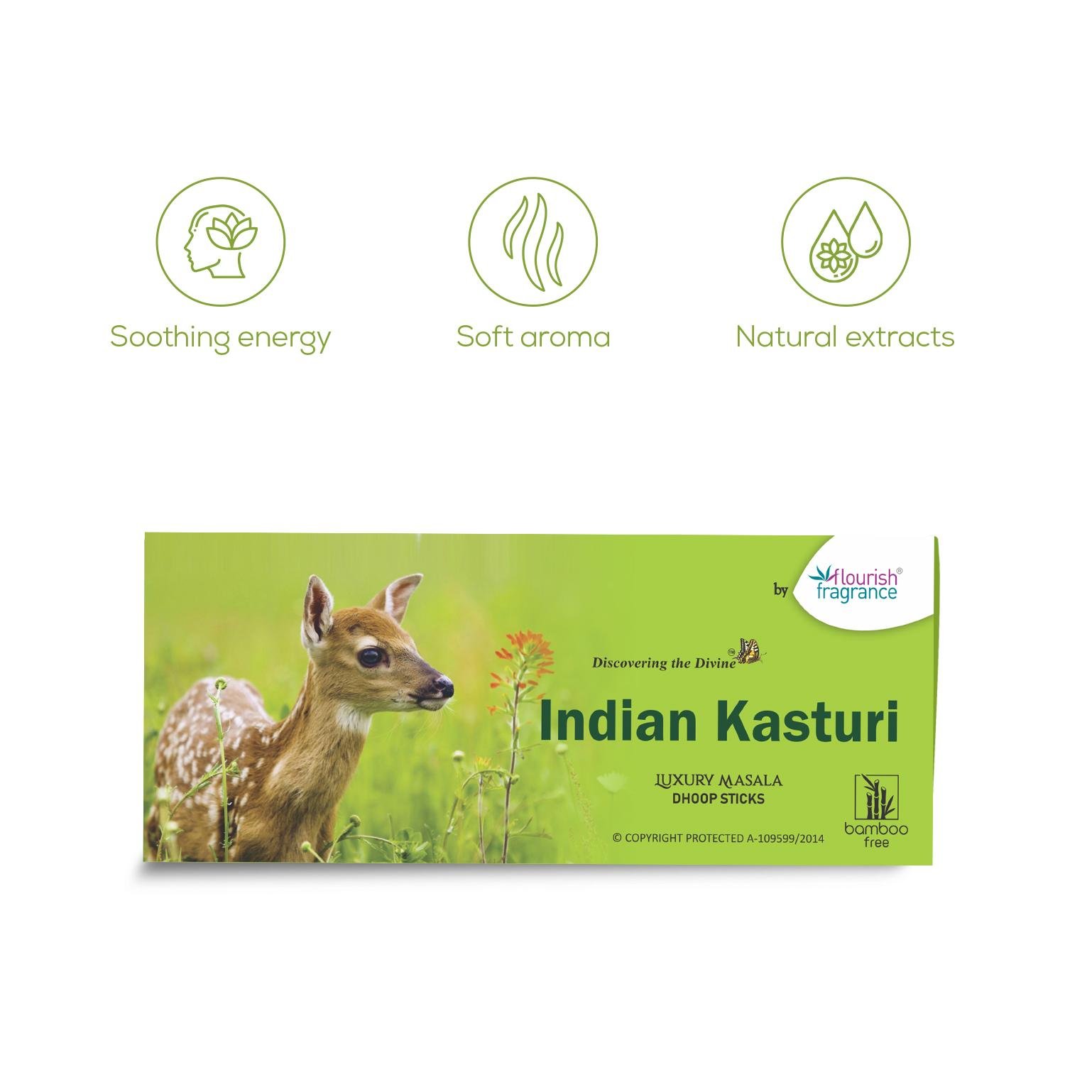 INDIAN KASTURI LAXURY MASALA DHOOP STICKS