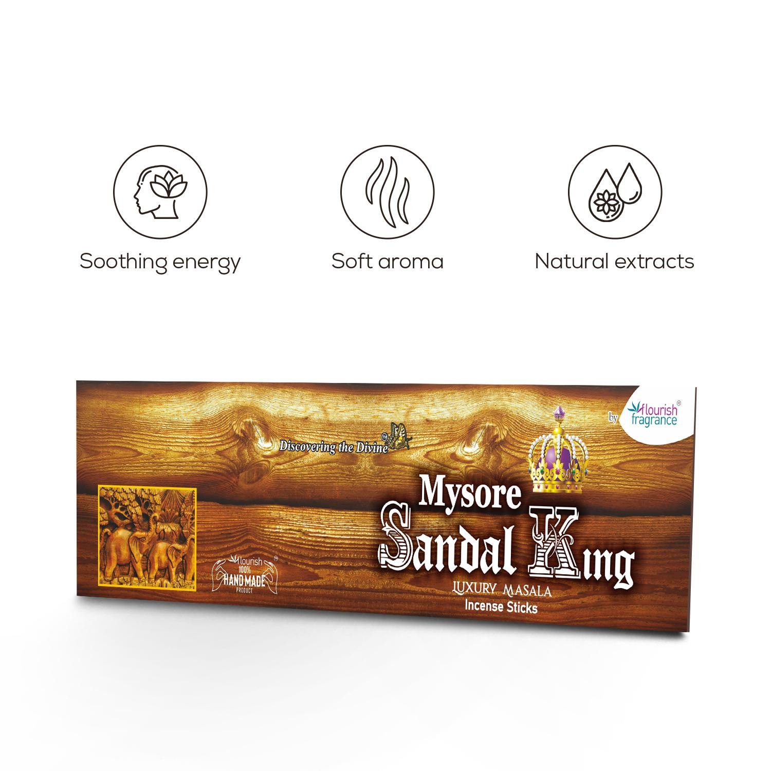 MYSORE SANDAL KING LAXURY MASALA INCENSE STICKS