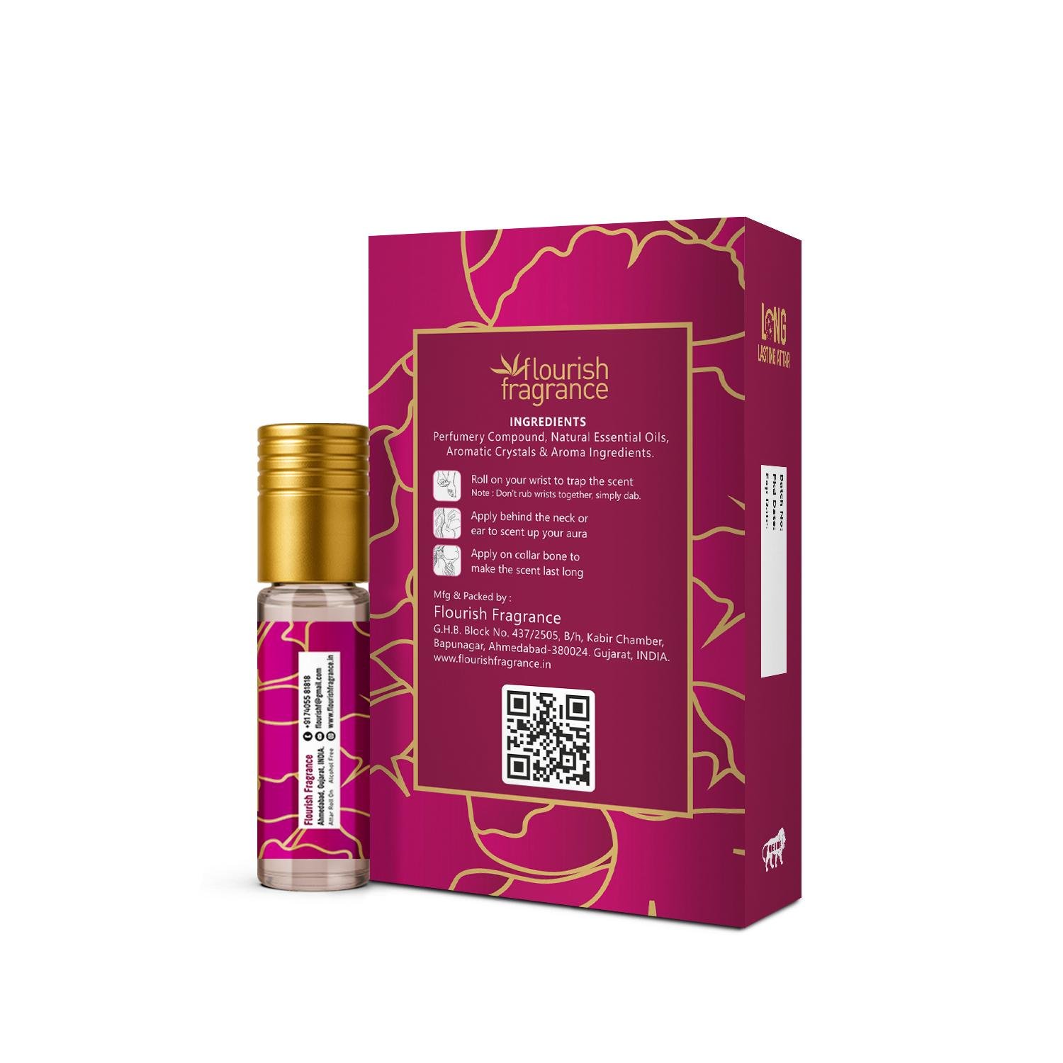 PINK ATTAR ROLL ON