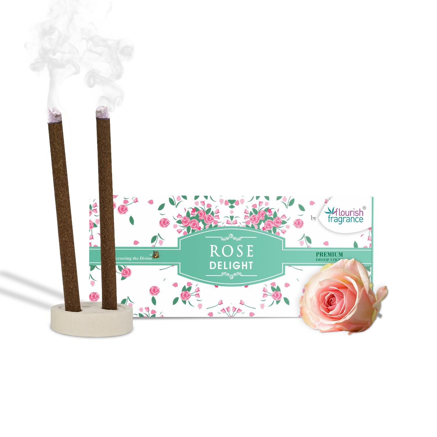 ROSE DELIGHT PREMIUM DHOOP STICKS