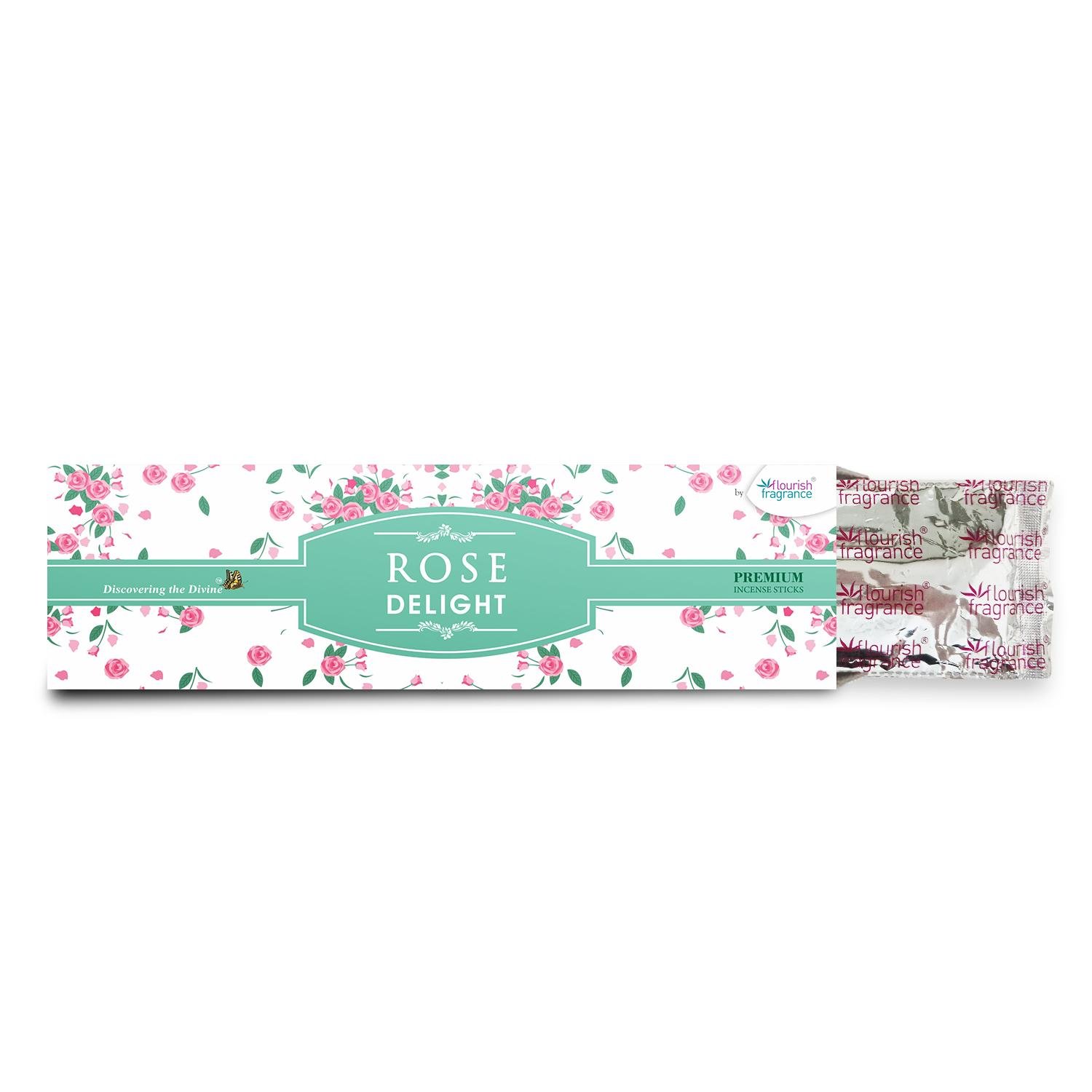 ROSE DELIGHT PREMIUM INCENSE STICKS